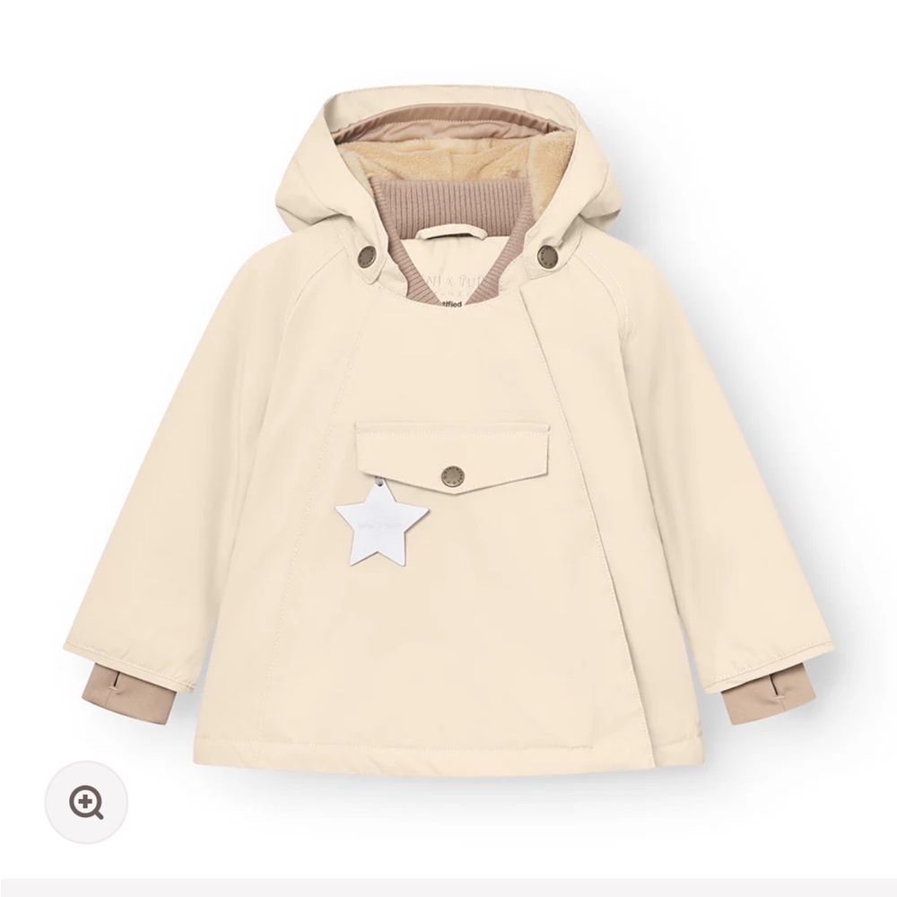 Mini A Ture Cream Kids Puffer Jacket